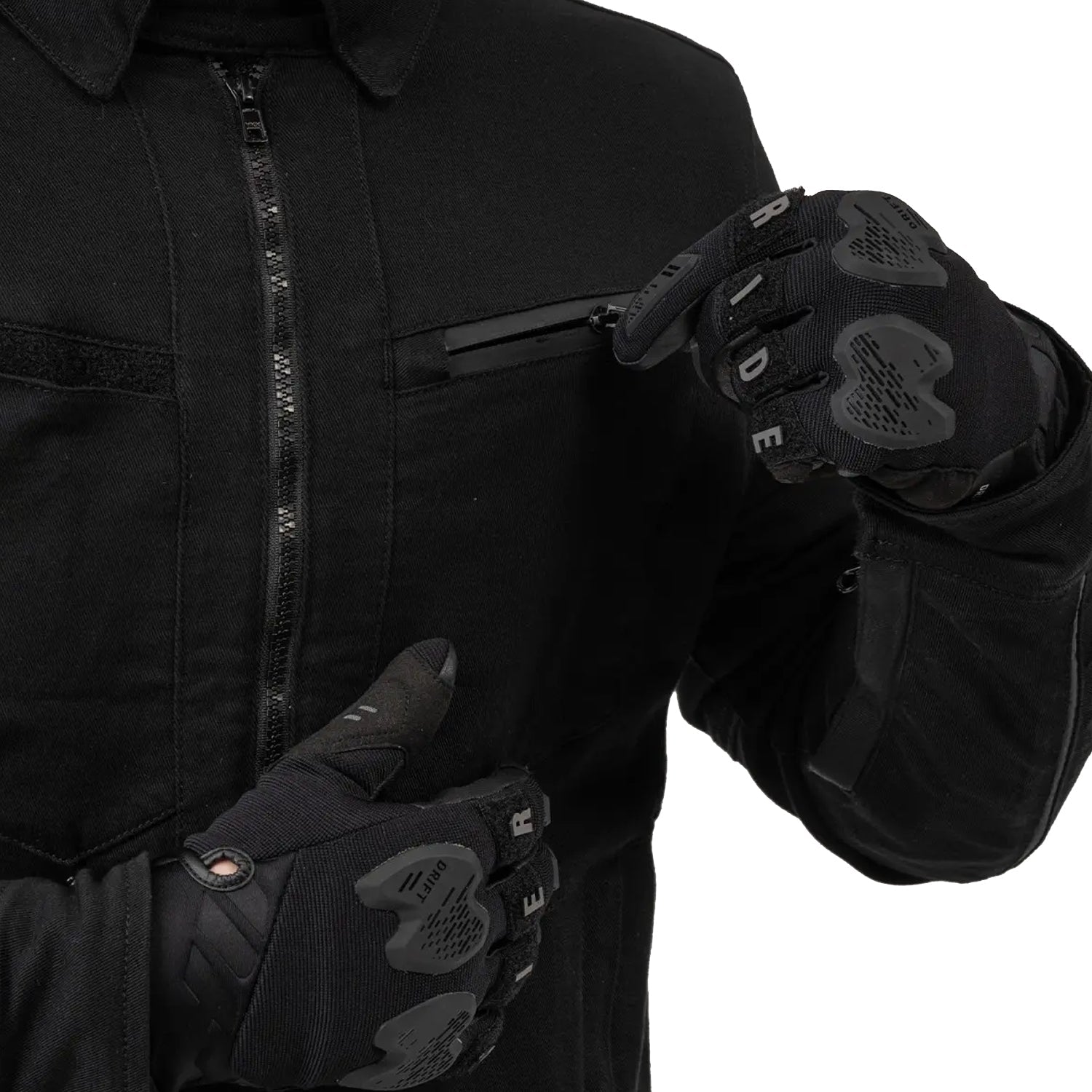 SHIMA GIRO CHAQUETA DE MOTO HOMBRE NEGRO 