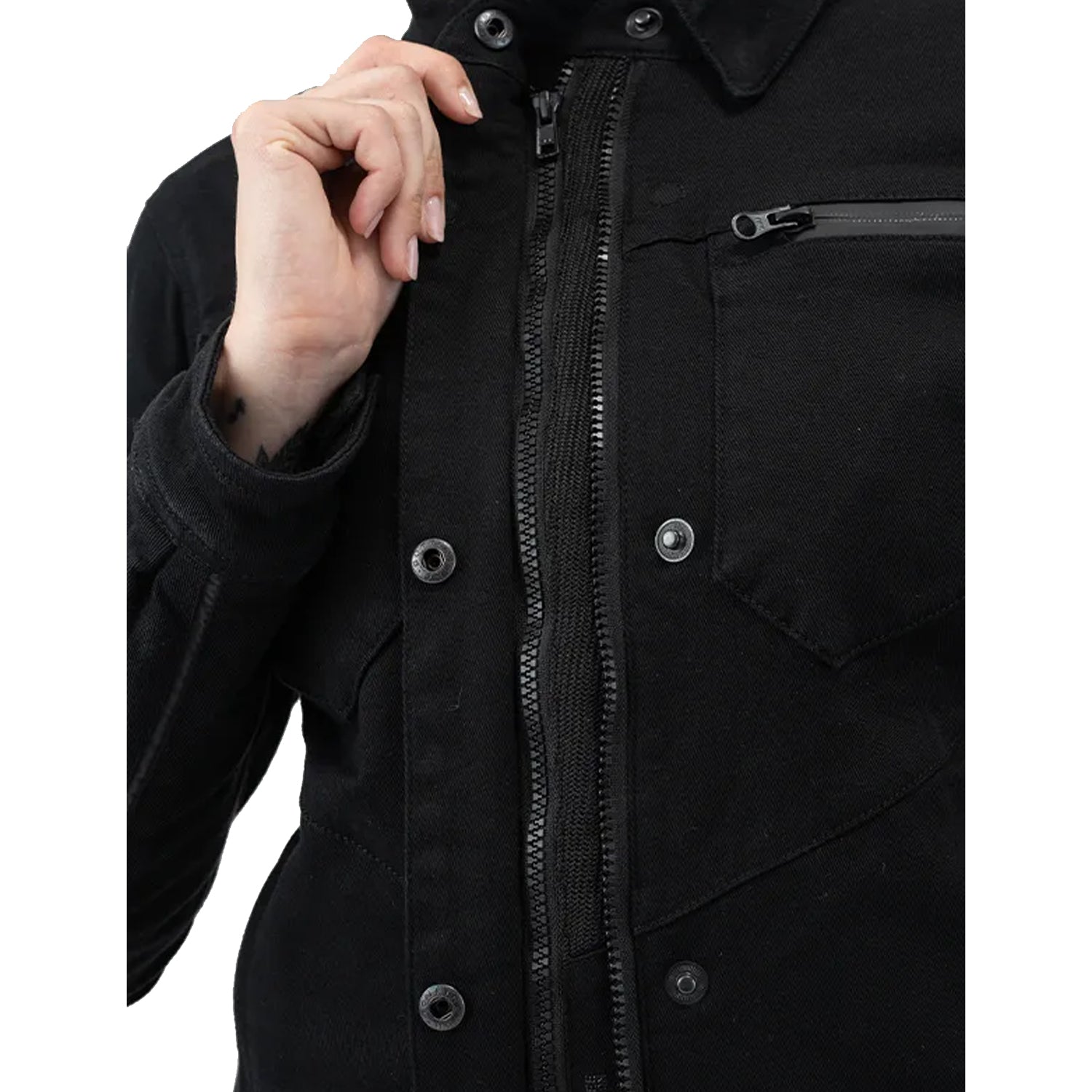 SHIMA GIRO CHAQUETA DE MOTO MUJER NEGRO 