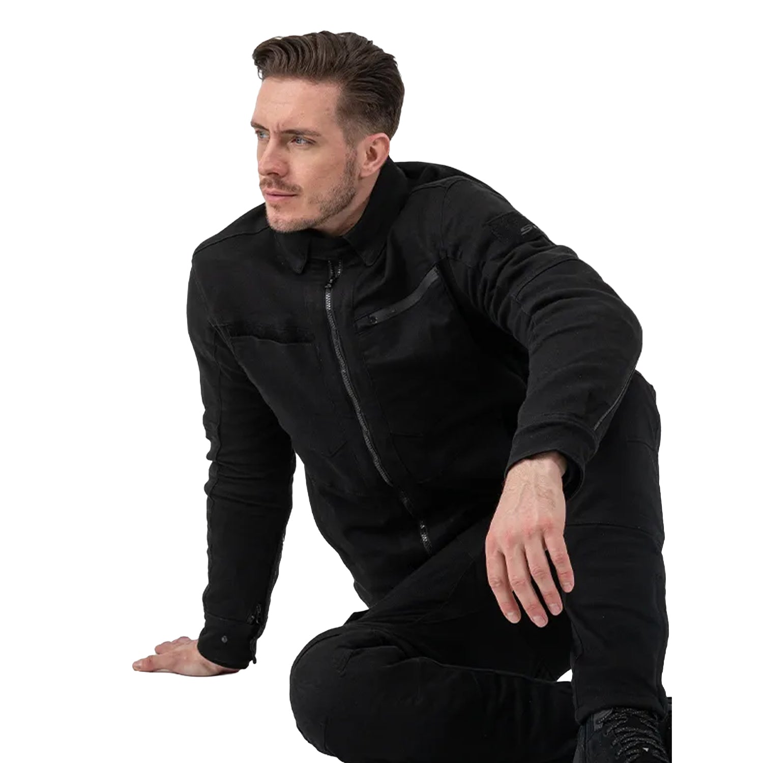 SHIMA GIRO CHAQUETA TEXTIL DE MOTO HOMBRE CAQUI 