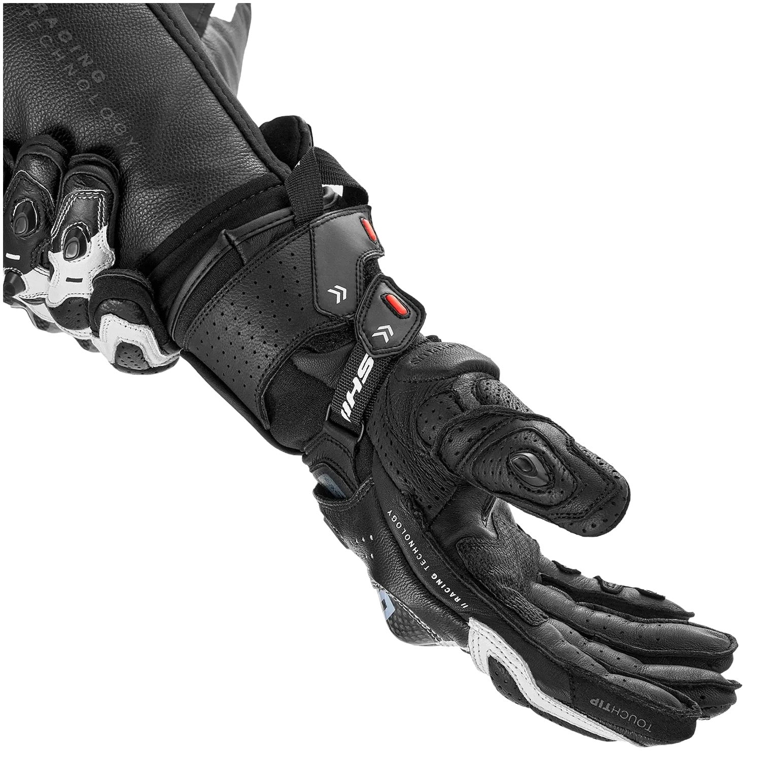 SHIMA RS-3 GUANTES DE MOTO HOMBRE NEGRO BLANCO 