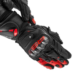 SHIMA RS-3 GUANTES DE MOTO HOMBRE NEGRO ROJO 