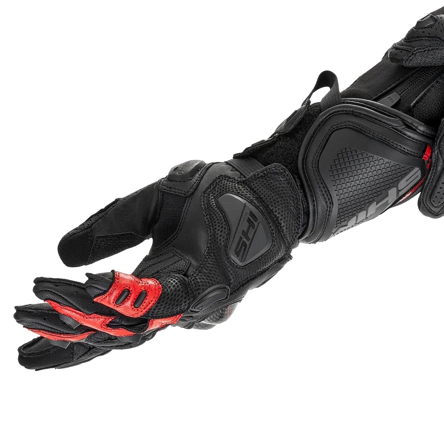 SHIMA RS-3 GUANTES DE MOTO HOMBRE NEGRO ROJO 