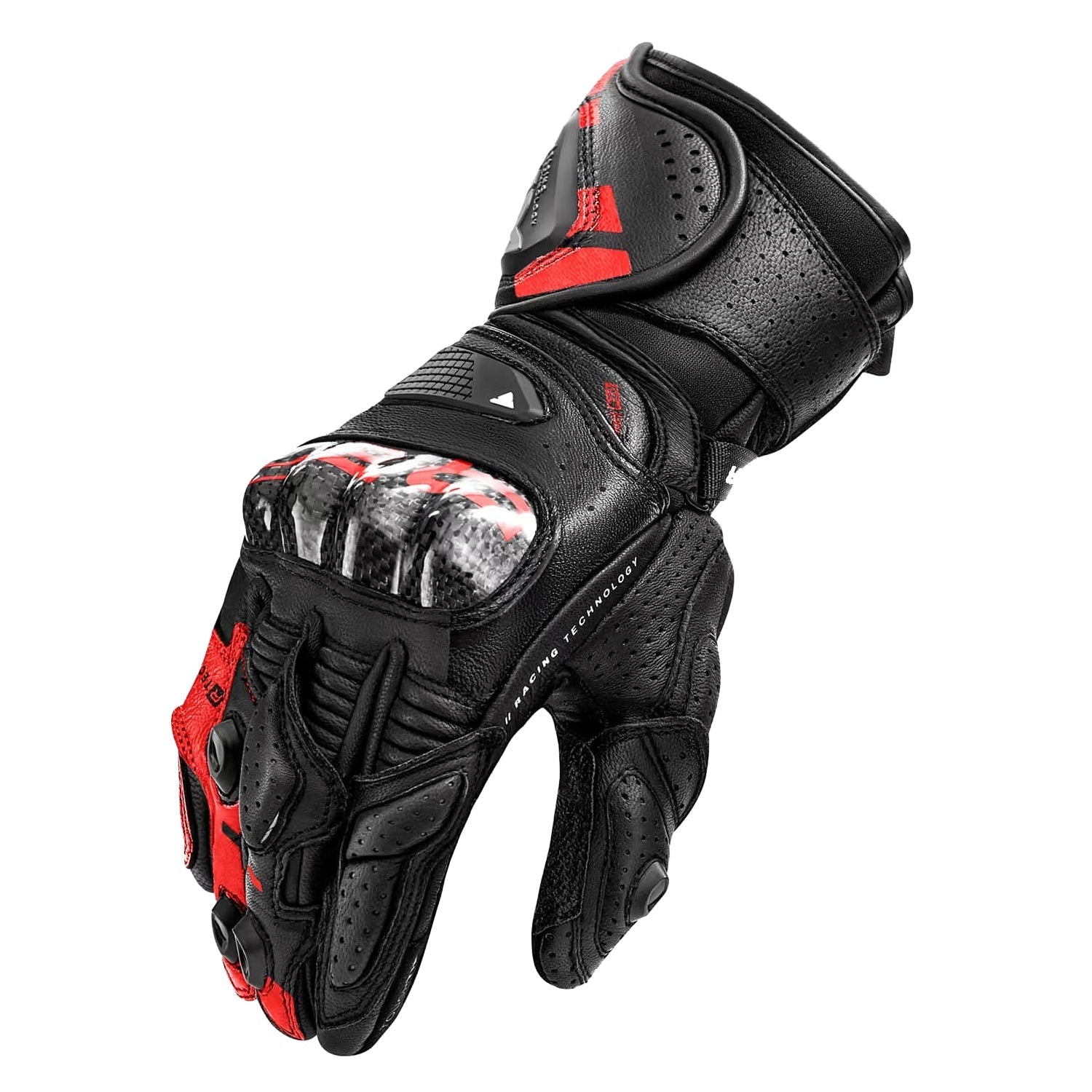 SHIMA RS-3 GUANTES DE MOTO HOMBRE NEGRO ROJO 