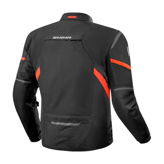 SHIMA RUSH 2.0 GIACCA MOTO IMPERMEABILE DA UOMO ROSSA 