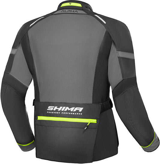 SHIMA ALPHA TURISMO GIACCA DI MOTO UOMO FLUO – Yamoto.it