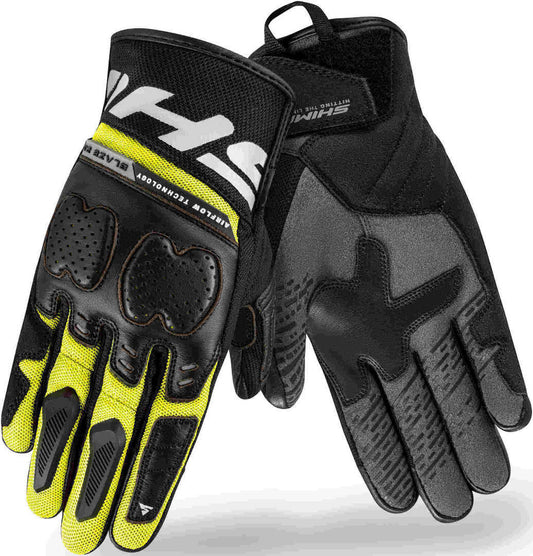 Shima Blaze 2.0 UOMO Moto Comoda Guanti Nero Fluo 