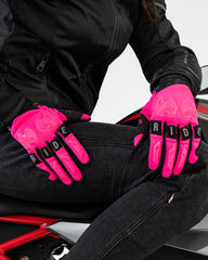 SHIMA DRIFT GUANTES DE MOTO MUJER ROSA 