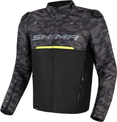 Shima Drift  Uomo Moto Giacche Nero Camo 