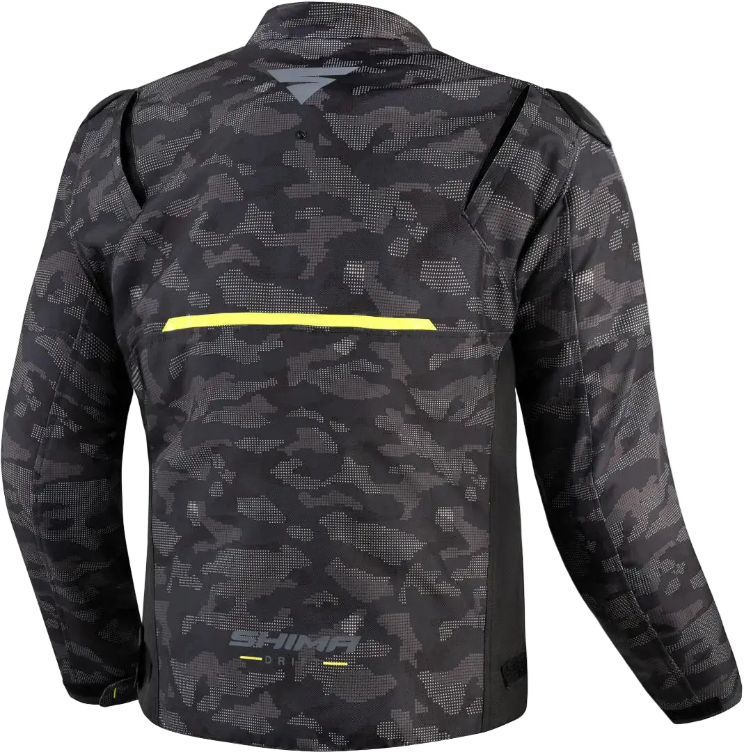 Shima Drift  Uomo Moto Giacche Nero Camo 