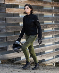 SHIMA GIRO 3.0 LADY VAQUEROS DE MOTO CAQUI 