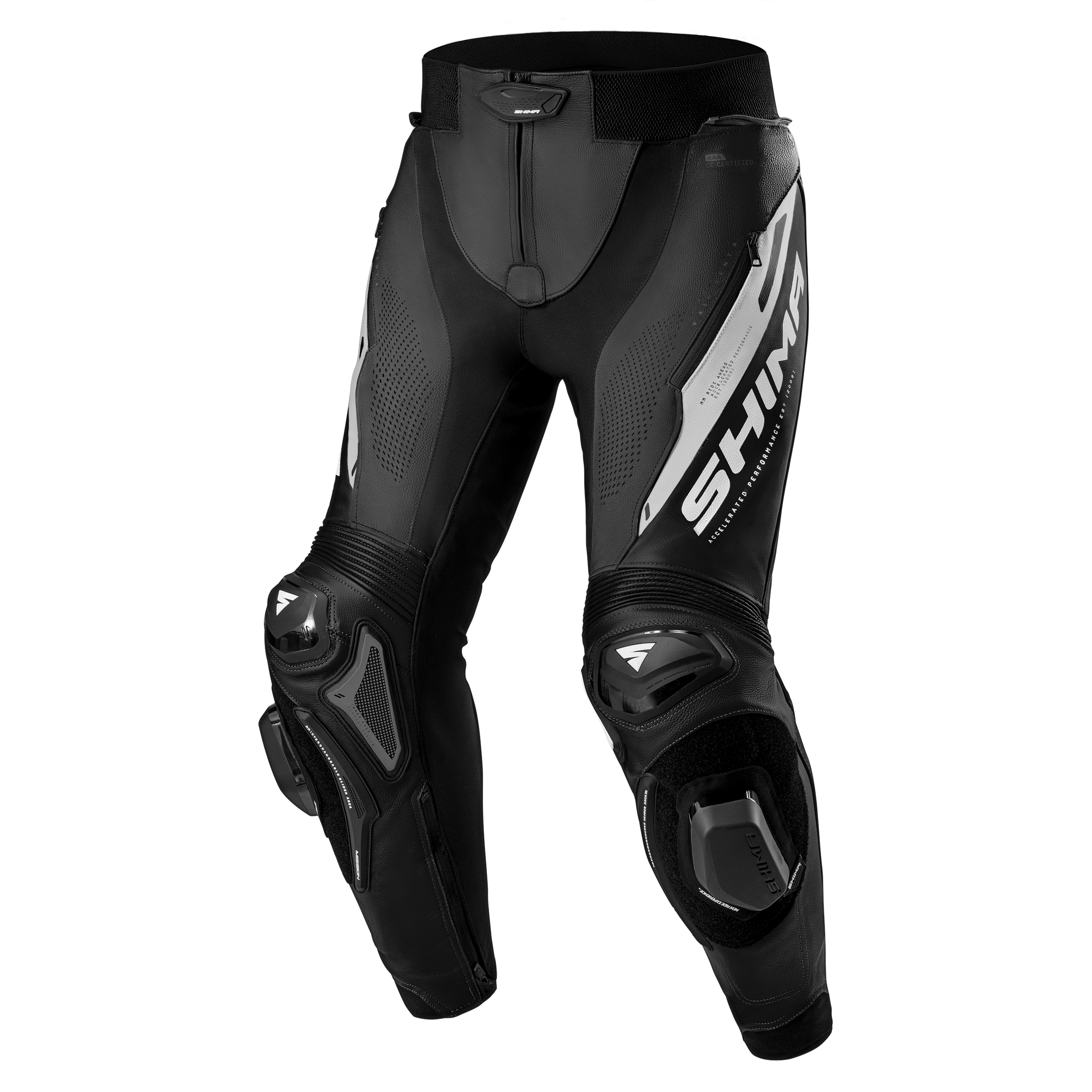 SHIMA MISSION ST PANTALONE DE MOTO HOMBRE NEGRO BLANCO 