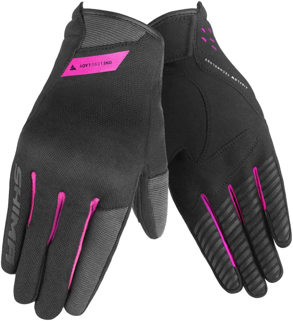 SHIMA ONE EVO GUANTI DONNA NERO ROSA 