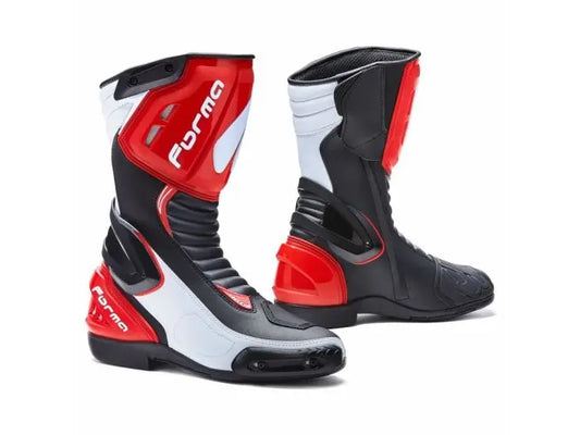 FORMA Freccia Stivali Da Moto Nero Rosso 