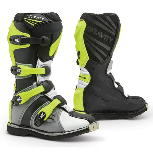 FORMA- BOTAS GRAVITY GREY/WHITE/YELLOW FLUO - SECURTEX MOTOR S.L (yaMoto)