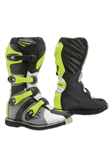 FORMA Gravity Stivali Da Moto Fuoristrada Grigio Bianco Giallo Fluo 