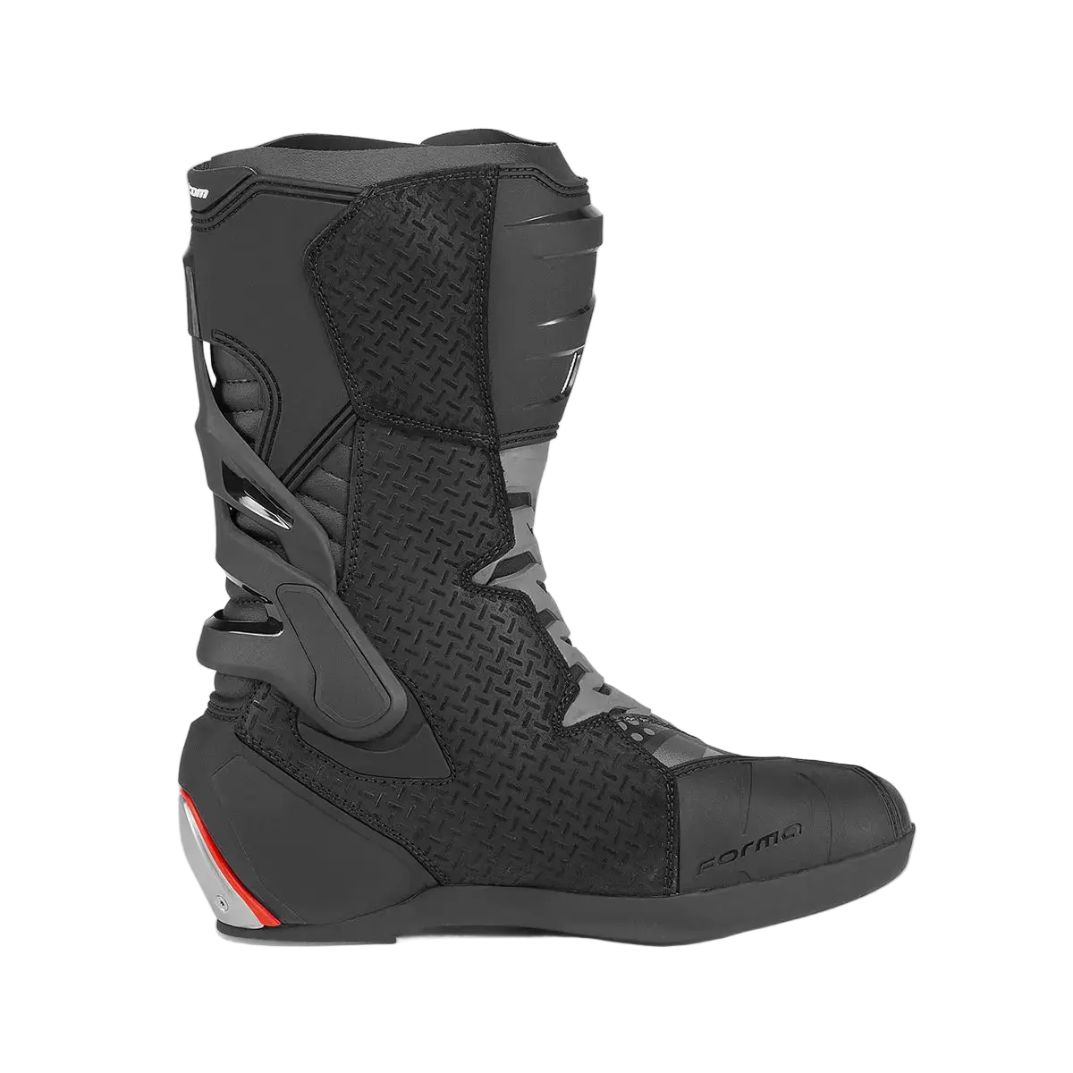 FORMA Phantom Stivali Da Moto Fuoristrada Nero Grigio Rosso 