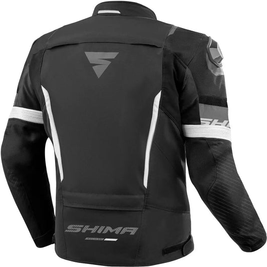 Shima Solid 2.0 para Hombre Chaqueta Negro/Blanco - SECURTEX MOTOR S.L (t/a MaximoMoto)