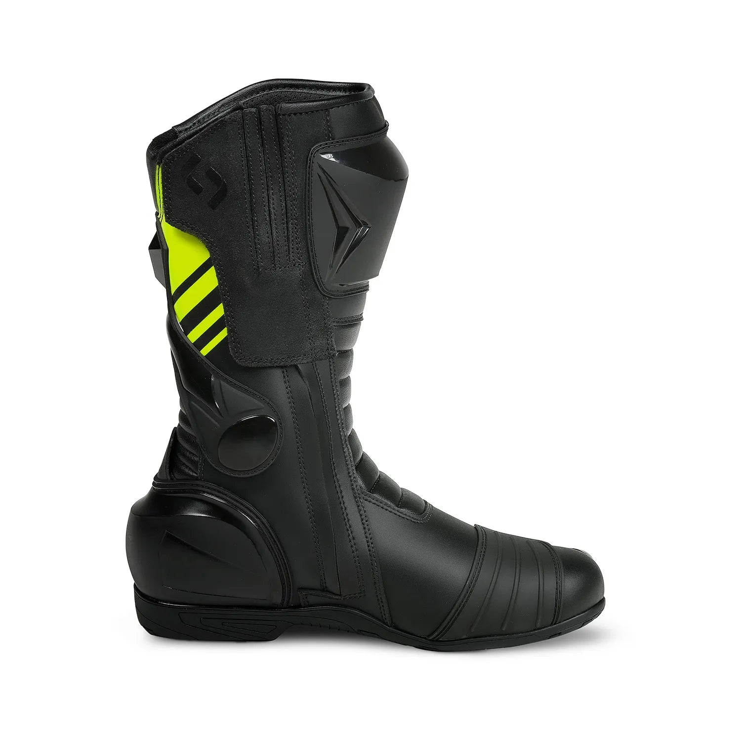 SHUA SUPER TECH STIVALI DI MOTO CORSA UOMO NERO GIALLO 
