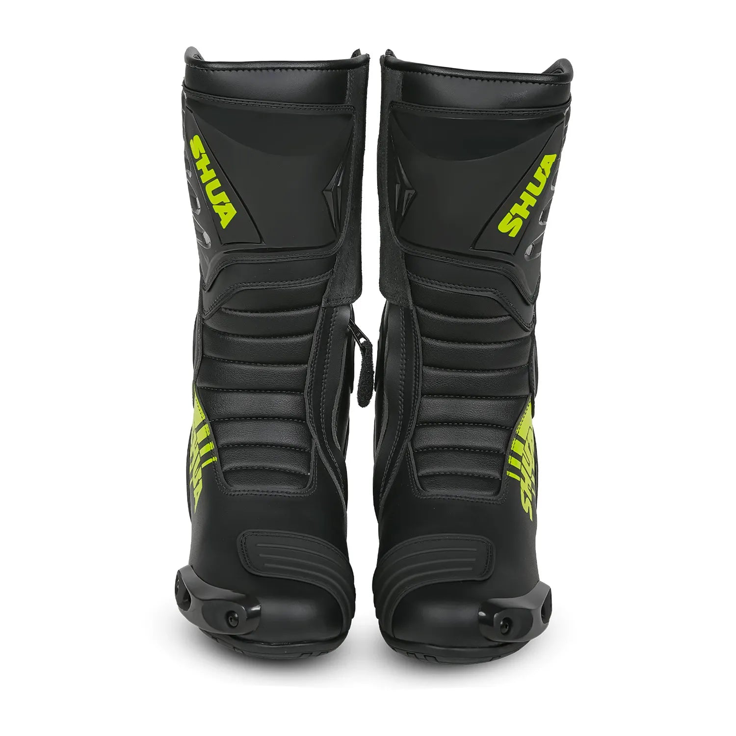 SHUA SUPER TECH STIVALI DI MOTO CORSA UOMO NERO GIALLO 