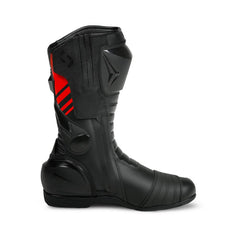 SHUA SUPER TECH STIVALI DI MOTO CORSA UOMO NERO ROSSO 