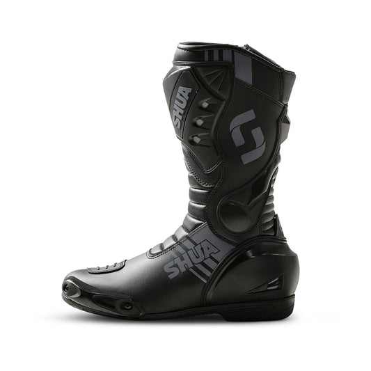Shua Super Tech Racing/Track Motorcycle Boots Black  – Yamoto.it