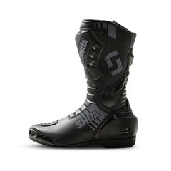 SHUA SUPER TECH STIVALI DI MOTO CORSA UOMO NERO 