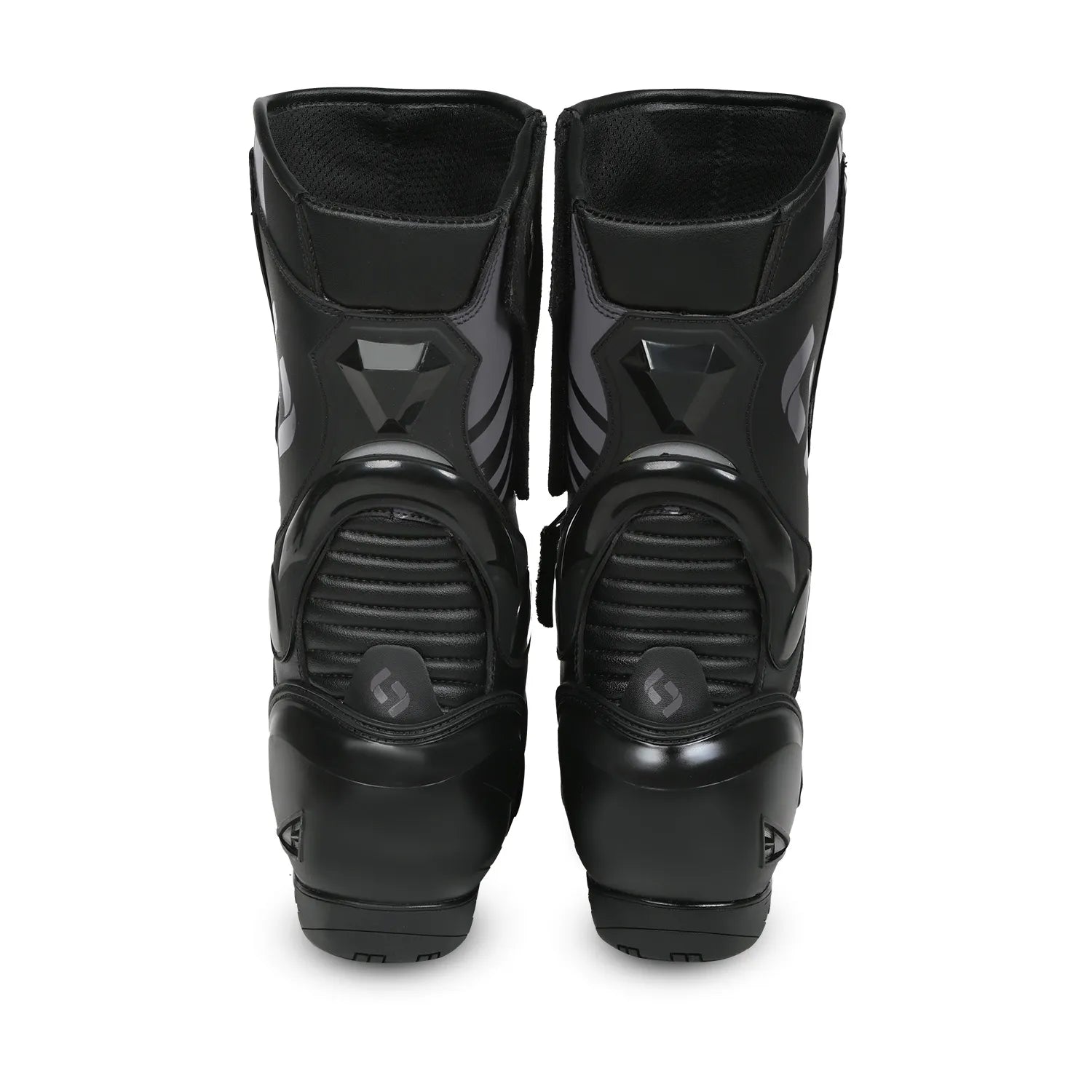 SHUA SUPER TECH STIVALI DI MOTO CORSA UOMO NERO 