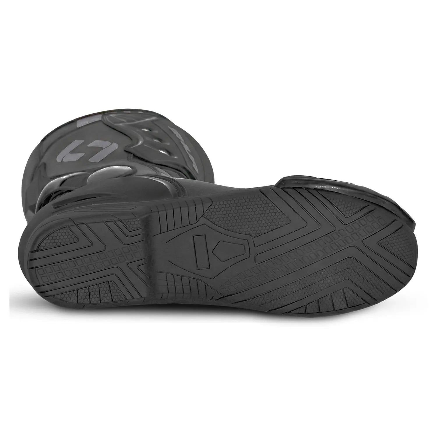 SHUA SUPER TECH STIVALI DI MOTO CORSA UOMO NERO 