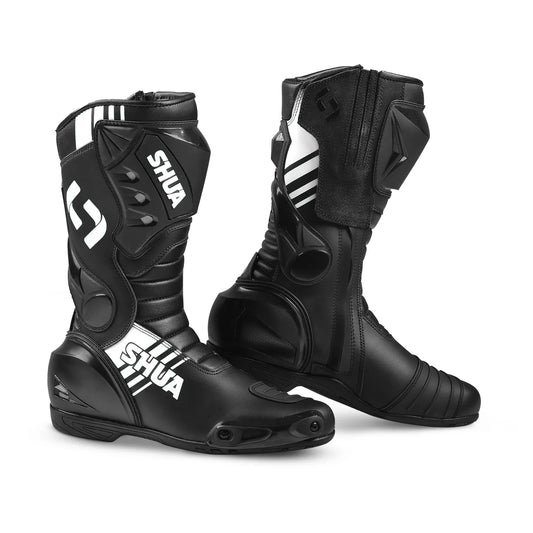 SHUA SUPER TECH CORSA STIVALI DI MOTO UOMO NERO BIANCO – Yamoto.it