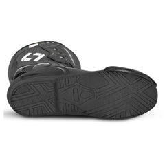 SHUA SUPER TECH CORSA STIVALI DI MOTO UOMO NERO BIANCO 