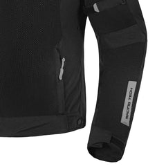 SHUA GRAVITY MESH 2.0 CHAQUETA DE MOTO HOMBRE NEGRO GRIS 
