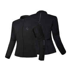 SHUA NOVA CHAQUETA DE MOTO NEGRO 
