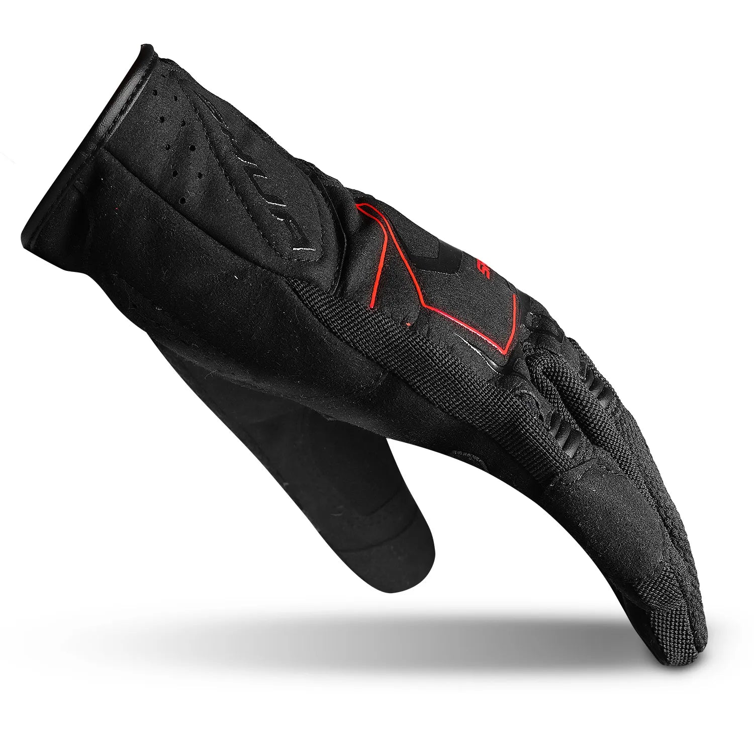 SHUA SEA BREEZE GUANTI UOMO NERO ROSSO 