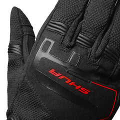 SHUA SEA BREEZE GUANTI UOMO NERO ROSSO 