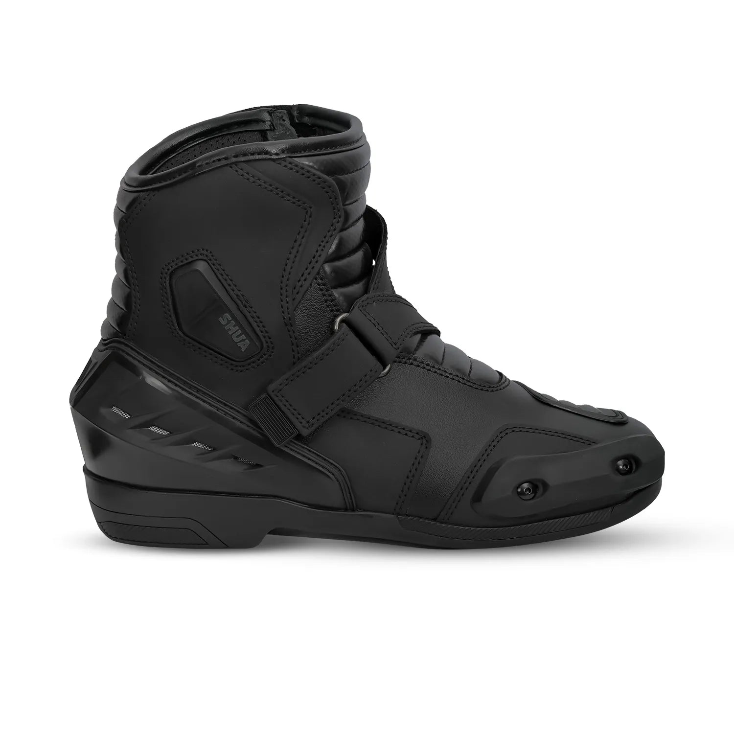 SHUA TRACK STIVALI DI MOTO UOMO NERO 