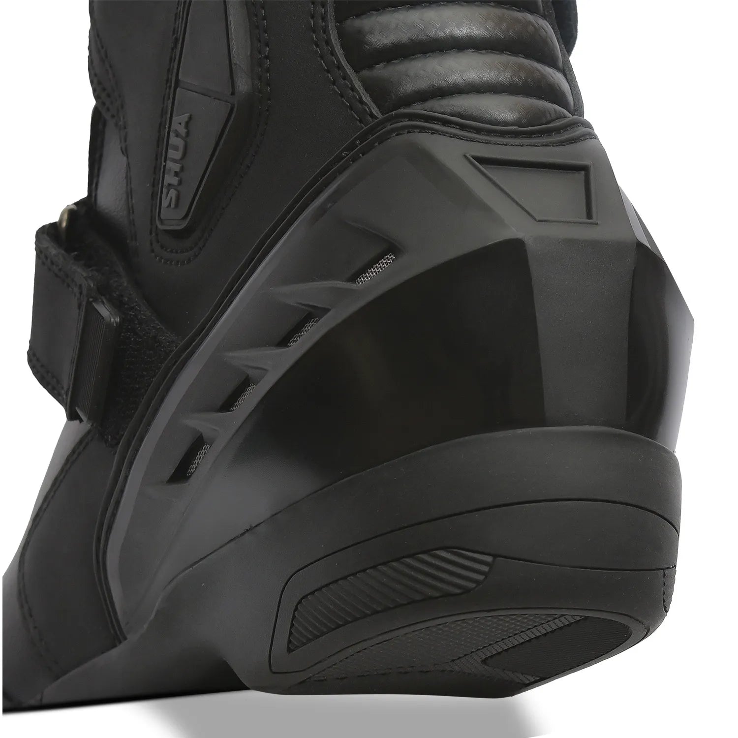 SHUA TRACK STIVALI DI MOTO UOMO NERO 