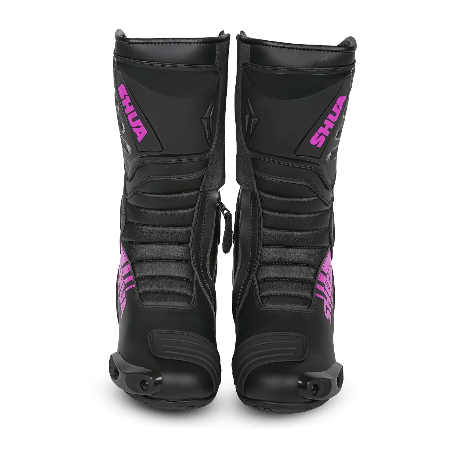 SHUA SUPER TECH STIVALI DI MOTO CORSA DONNA NERO ROSA 
