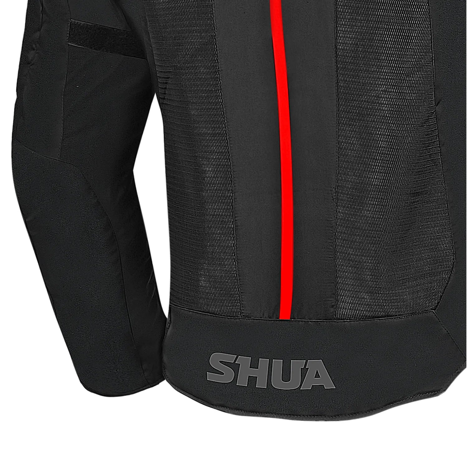 SHUA GRAVITY MESH 2.0 GIACCA DI MOTO UOMO NERO ROSSO 