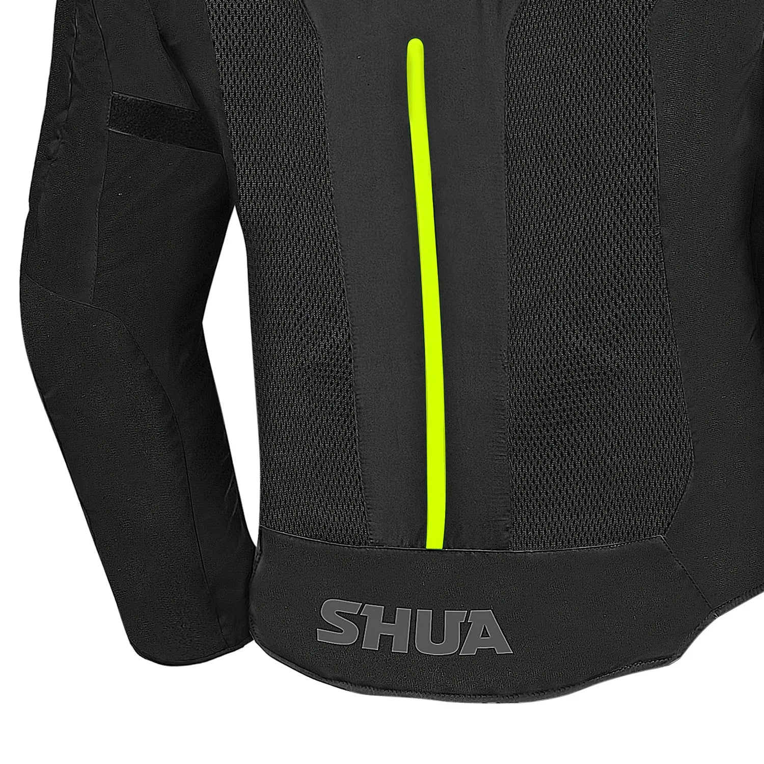 SHUA GRAVITY MESH 2.0 GIACCA DI MOTO UOMO NERO GIALLO FLOU 