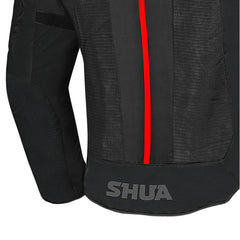 SHUA GRAVITY MESH 2.0 GIACCA DI MOTO UOMO NERO ROSSO 