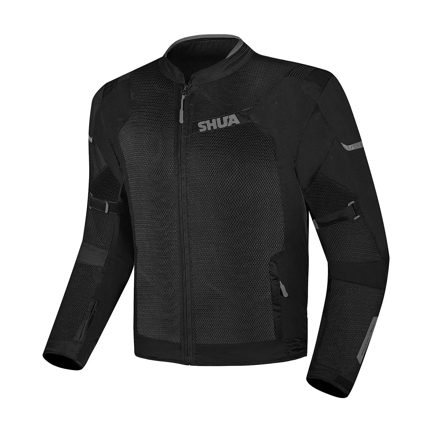 SHUA GRAVITY MESH 2.0 GIACCA DI MOTO UOMO NERO GRIGIO 
