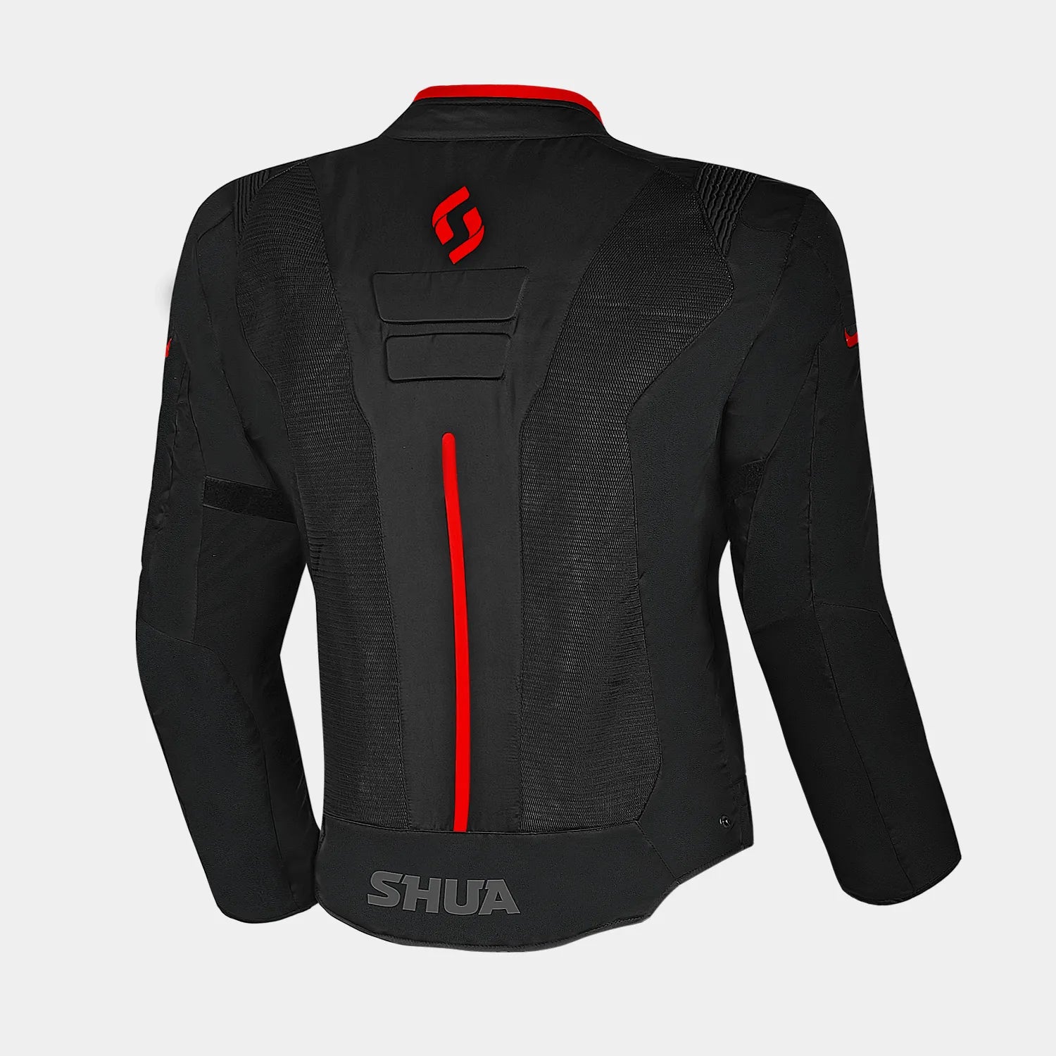 SHUA GRAVITY MESH 2.0 GIACCA DI MOTO UOMO NERO ROSSO 