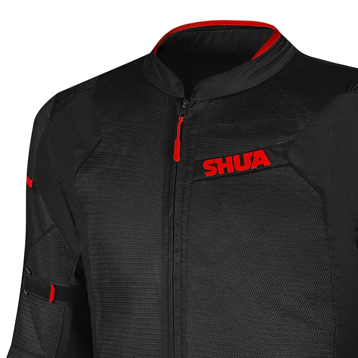 SHUA GRAVITY MESH 2.0 GIACCA DI MOTO UOMO NERO ROSSO 
