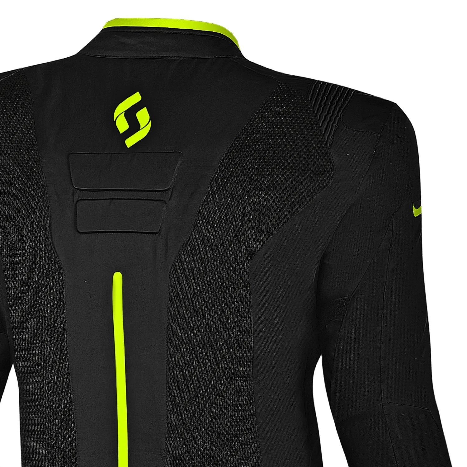 SHUA GRAVITY MESH 2.0 GIACCA DI MOTO UOMO NERO GIALLO FLOU 