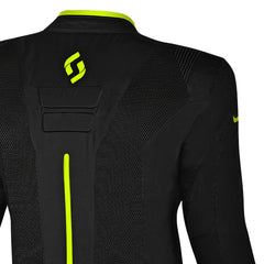 SHUA GRAVITY MESH 2.0 GIACCA DI MOTO UOMO NERO GIALLO FLOU 