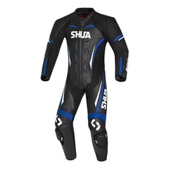 SHUA INFINTY 1 PC TUTA DI MOTO UOMO NERO BLU 