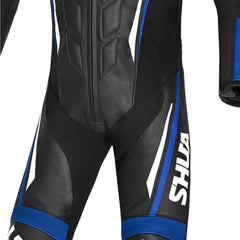 SHUA INFINTY 1 PC TUTA DI MOTO UOMO NERO BLU 