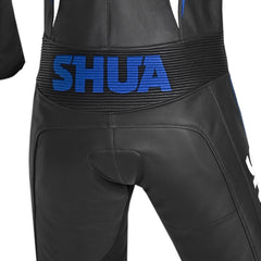 SHUA INFINTY 1 PC TUTA DI MOTO UOMO NERO BLU 
