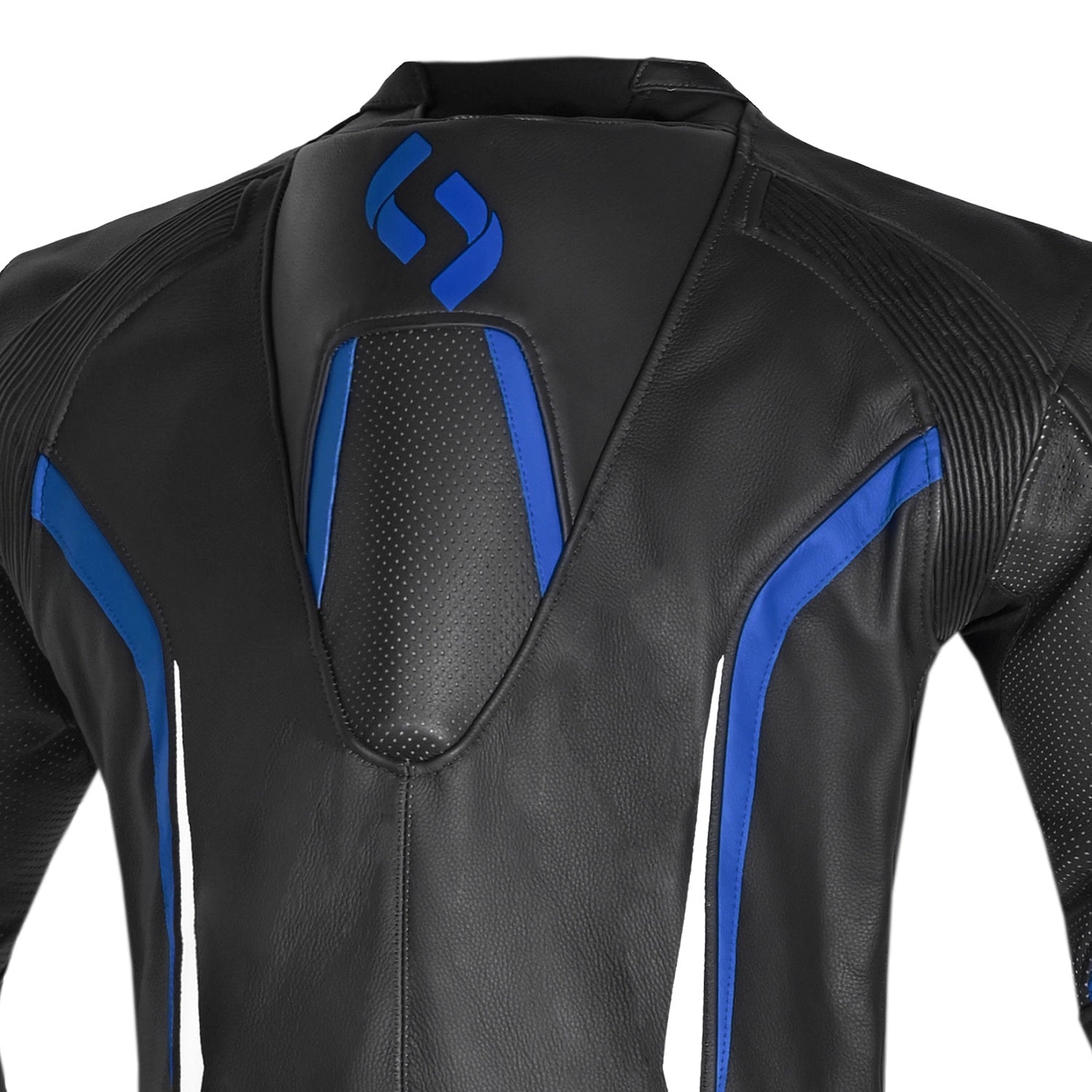 SHUA INFINTY 1 PC TUTA DI MOTO UOMO NERO BLU 