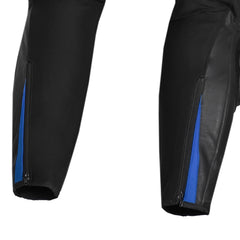SHUA INFINTY 1 PC TUTA DI MOTO UOMO NERO BLU 